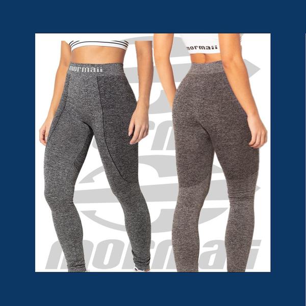 Imagem de Calça Legging Sem Costura Adulto Feminino Fitness Mormaii