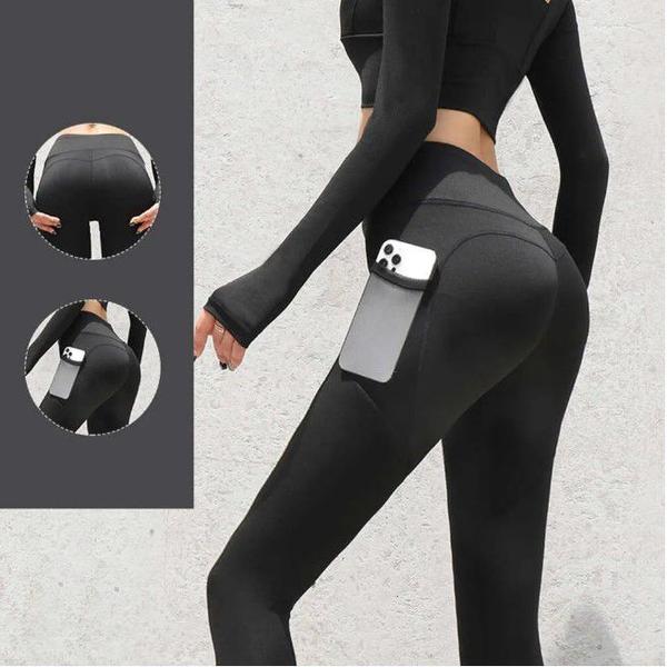 Imagem de Calça Legging Sport Feminina Fitness Academia com Bolso YOGA