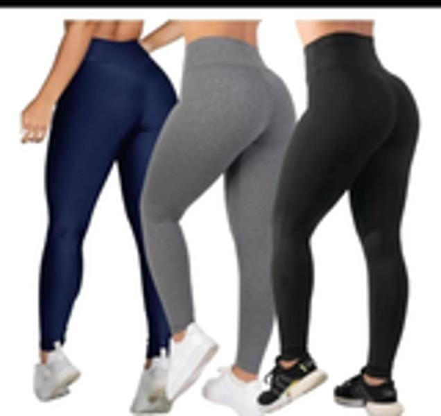 Imagem de Calça Legging Suplex Cintura Alta Cós largo Academia Moda Fitnes