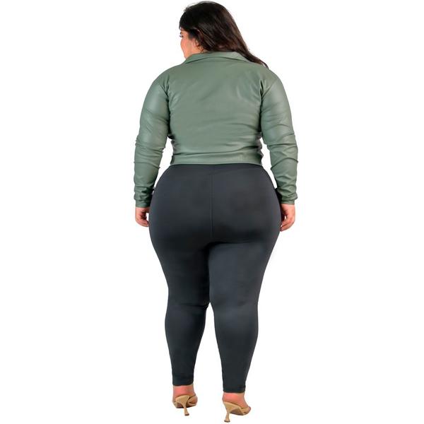 Imagem de Calça Legging Termica Feminina Flanelada Inverno Plus Size