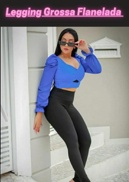 Imagem de Calca Legging Termica Peluciada Inverno Leg Felpuda Moda