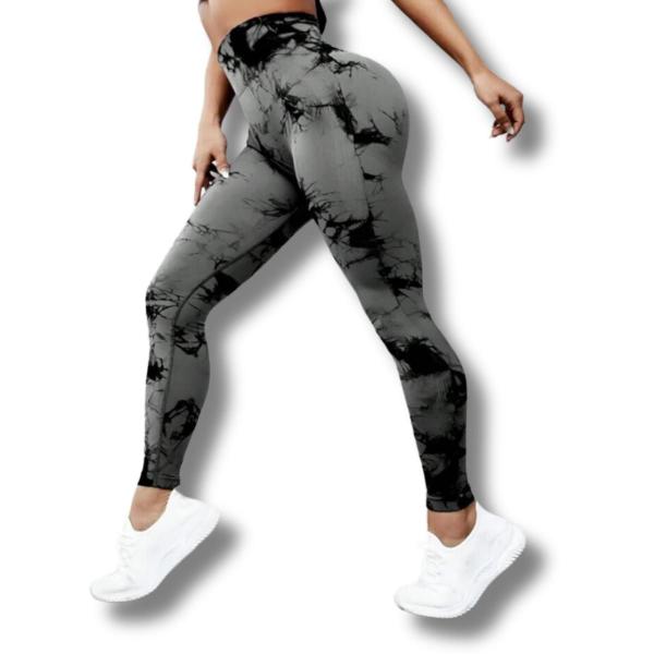 Imagem de Calça Legging Tie Dye Top Conjunto Academia Trend Fitness Yoga Esportivo Feminina