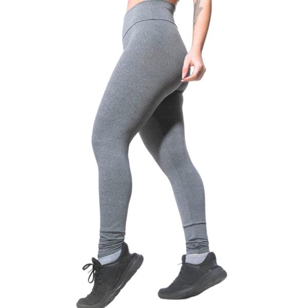 Imagem de Calça Legging Warfit Cós Alto Mescla Cós Alto Academia Fitness Básico