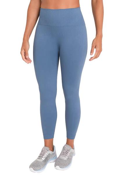 Imagem de Calça Lupo Legging Seamless Basic Azul - Feminino