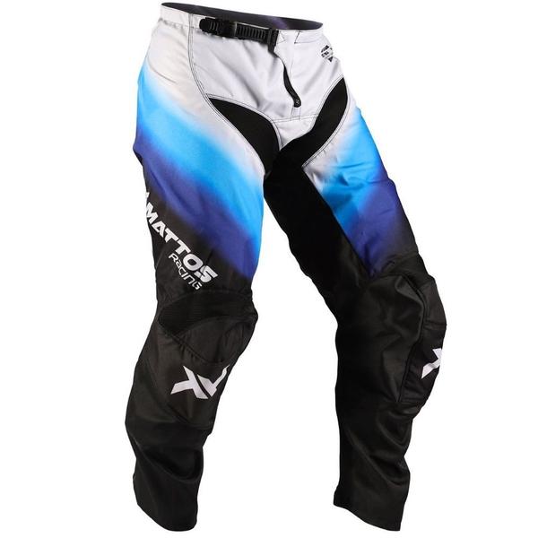 Imagem de Calça motocross mattos rancing creation trilha azul original