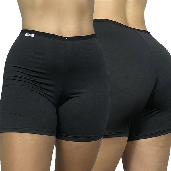 Imagem de Calça Perna Anágua Short Segunda Pele Feminino Adulto  AN001