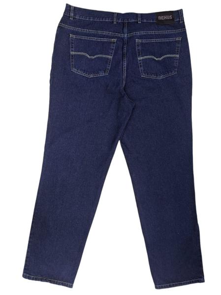 Calça Plus Size Masculina Jeans tradicional NEXUS 33910, sem