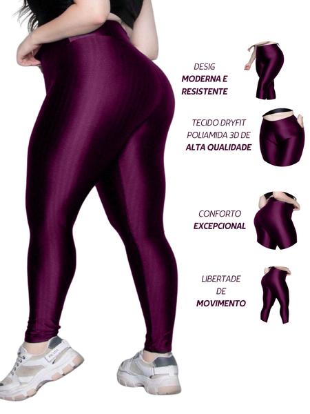 Imagem de Calça Poliamida 3D Plus Size Cós Alto  Conforto e Resistencia no Dia a Dia