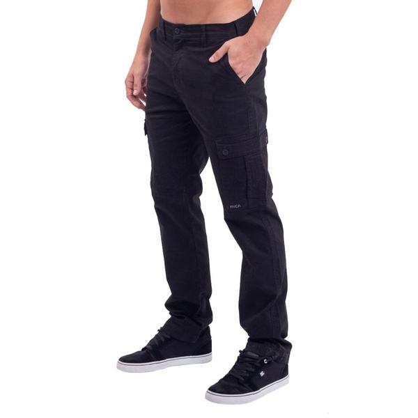 Calça RVCA Americana Cargo Preta Imagem de Calça RVCA Americana Cargo Preta
