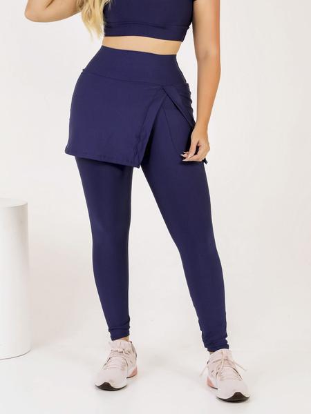 Imagem de Calça Saia Legging Feminina Moda Evangélica Fitness Com Bolso Lateral The Start