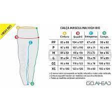 Imagem de Calca segunda pele masculina goahead high bio p