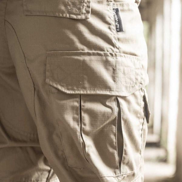 Cargo CalÃ§a Militar Masculina Bege Calça Cargo Masculina Bolsos