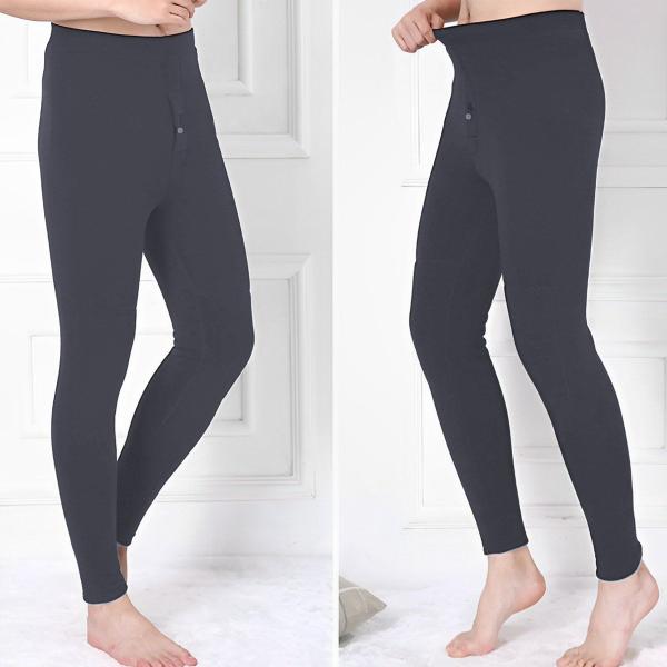 Imagem de Calça Térmica Leg Segunda Pele Homem Quente Fit Compressão Legging Proteção Frio Esquenta Masculina Qualidade Peluciada