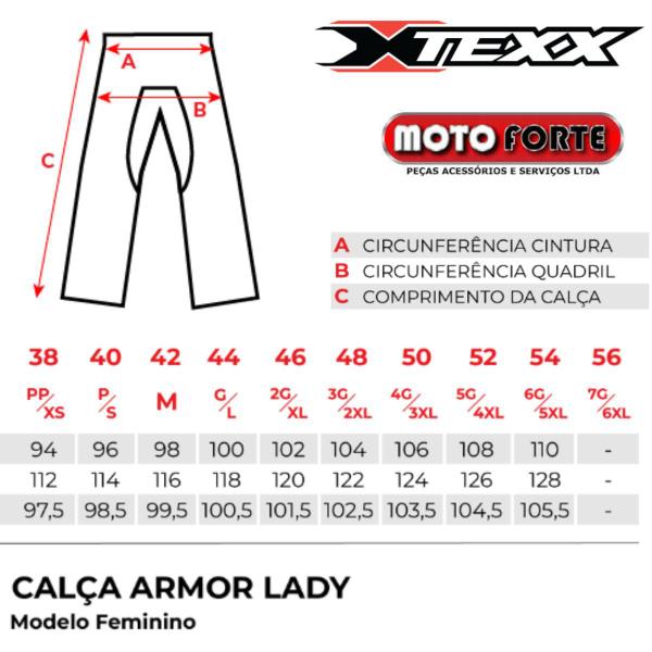 Imagem de Calça Texx Feminina Armor Impermeável Preta