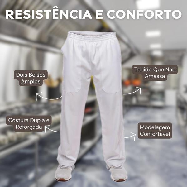 Imagem de Calça Uniforme Leve Para Trabalho Pesado Pedreiro Mecânico P