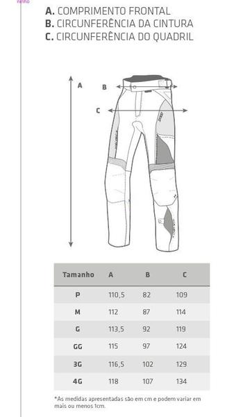 Calça X11 Versa Air Impermeavel Proteção Masculina Moto Imagem de Calça X11 Versa Air Impermeavel Proteção Masculina Moto