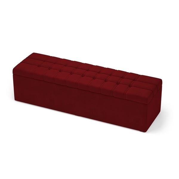 Imagem de Calçadeira Alpha 195 King Decorativa Z-001 Sued Vermelho Aradecor