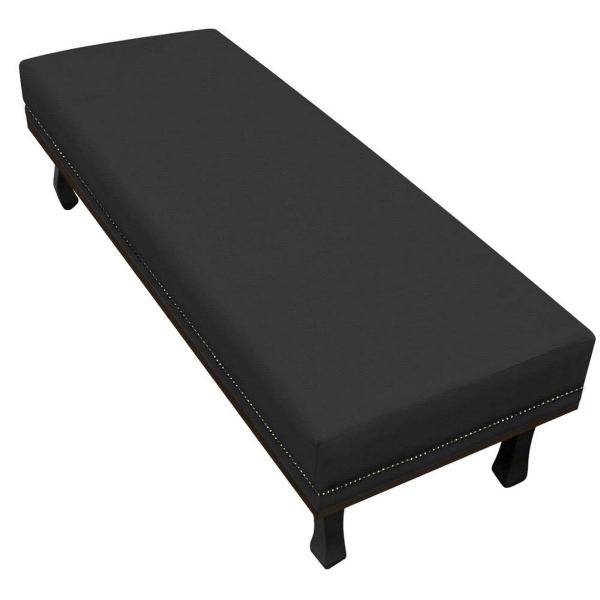 Imagem de Calçadeira Casal Orlando P02 140 cm para cama Box Sintético - Doce Sonho Móveis