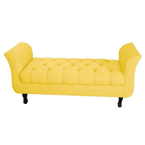 Imagem de Calçadeira Grécia King Size 195cm Suede - Renascer Decor