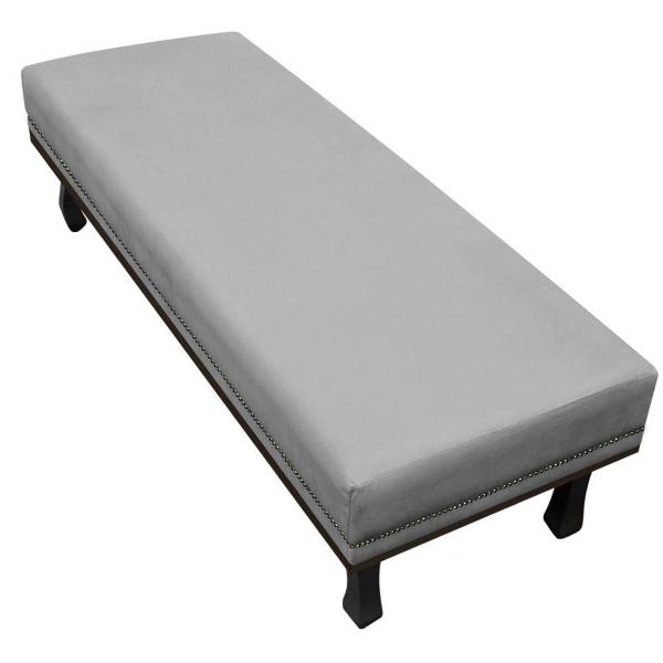 Imagem de Calçadeira King Orlando P02 195 cm para cama Box Suede - Amarena Móveis