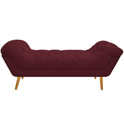 Imagem de Calçadeira Madrid 140 cm Suede Bordô