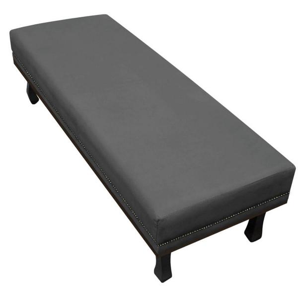 Imagem de Calçadeira Queen Orlando P02 160 cm para cama Box Linho - Doce Sonho Móveis