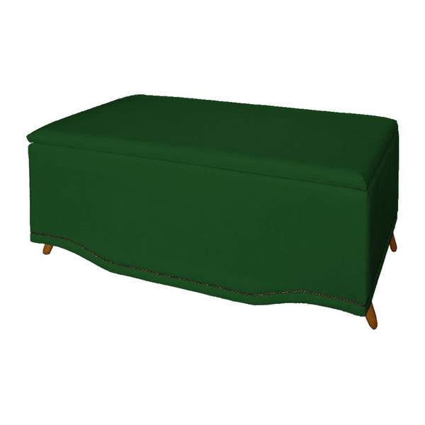 Imagem de Calçadeira Recamier Baú Solteiro Greta 90cm Suede - MALTA DECOR