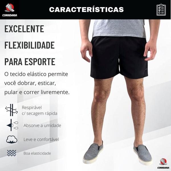 Imagem de Calção de Futebol Elite Essential Dry Esportes Indoor Ar Livre Corridas e Caminhadas