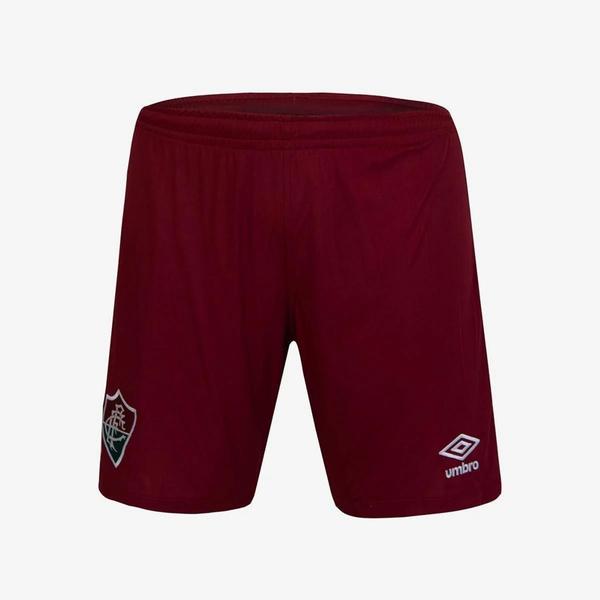 Imagem de Calção Masculino Umbro Fluminense II 2024 Jogador - Vinho+Branco