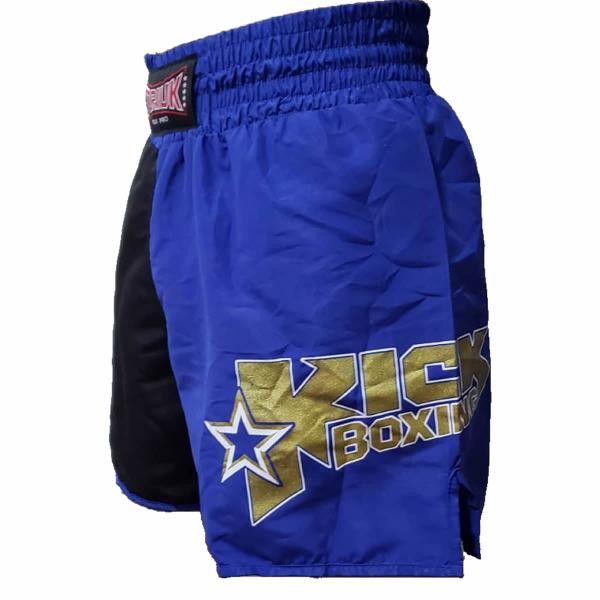 Imagem de Calção Short Kickboxing Starfight - Azul/Preto