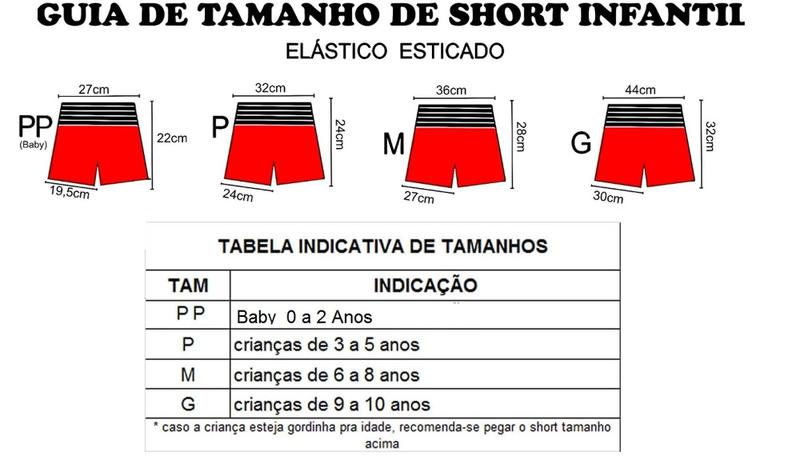 Imagem de Calção Short Muay Thai Kickboxing Kids Infantil Fight Brasil