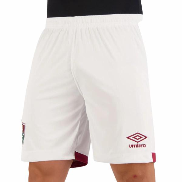 Imagem de Calção Shorts Masculino Fluminense II Away Branco 2022