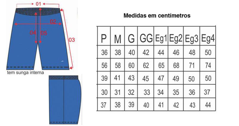 Imagem de Calção Shorts Masculino Plus Size Futebol M G GG EG1 EG2 EG3 Eg4 -AZUL MARINHO-ELITE-BellaDonna Baby