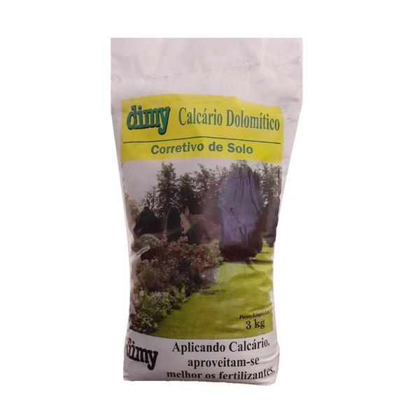 Calcário Dolomítico Corretivo De Solo 3kg DIMY Imagem de Calcário Dolomítico Corretivo De Solo 3kg DIMY