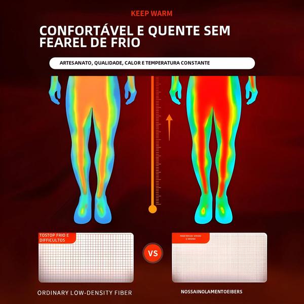 Imagem de Calças de Moletom Masculinas para Corrida - Quentes, Espessas e Elásticas - Ideal para Outono/Inverno