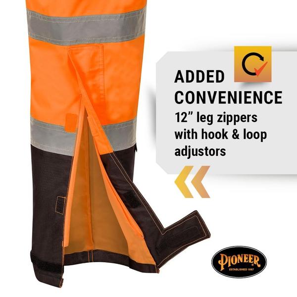 Imagem de Calças/macacões impermeáveis masculinos Pioneer Hi Vis Ripstop