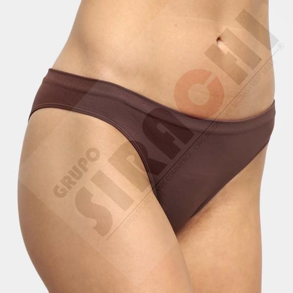 Imagem de Calcinha feminina tanga microfibra trifil af c04403 - kit 6