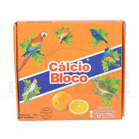 Imagem de Cálcio Bloco Caixa com 20 Unidades - Vários Sabores - Pássaros Pequenos