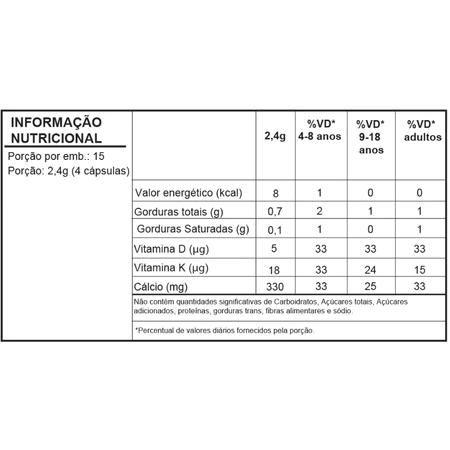 Imagem de Cálcio com Vitaminas D3 K2 kids Mastigável 60 cápsulas Fitoprime