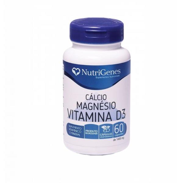 Imagem de Cálcio- Magnésio- Vitamina D3- 60 cápsulas- Nutrigenes