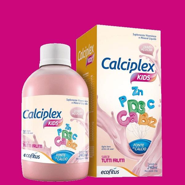 Imagem de Calciplex Kids 240ml Sabor Tutti-Frutti - Ecofitus