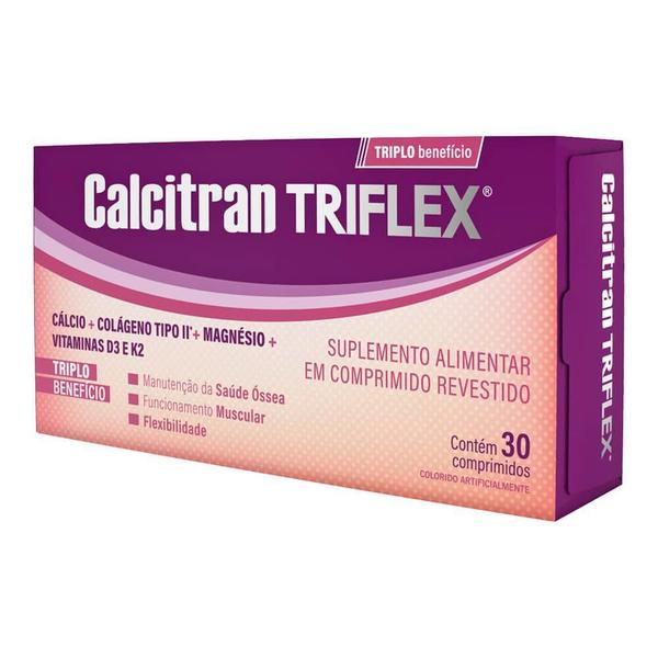 Calcitran triflex com 30 comprimidos - FQM Imagem de Calcitran triflex com 30 comprimidos