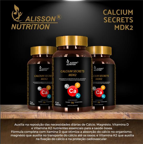 Imagem de Calcium Secrets 3x90 comprimidos - Alisson Nutrition