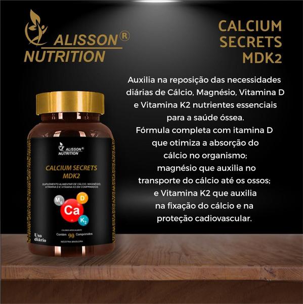 Imagem de Calcium Secrets 3x90 comprimidos - Alisson Nutrition