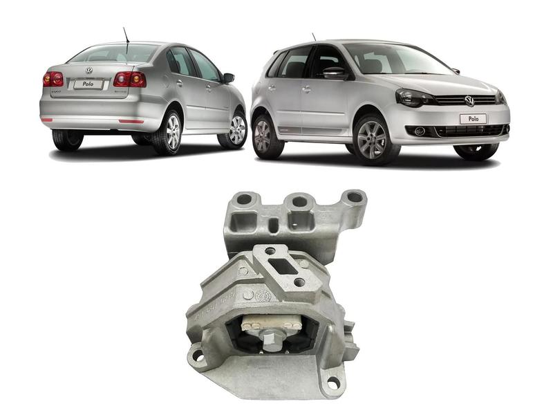 Imagem de Calço Coxim Motor Direito Volkswagen Polo 2012 2013 2014