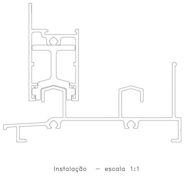 Imagem de Calço Da Folha Fixa Para Porta e Janela Alumínio CFF04 Linha Gold - Kit 10 Pçs