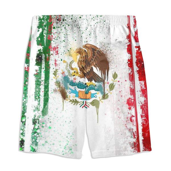 Imagem de Calções de banho LAIUE Boys Cool Mexico Flag, impressão 3D, 7-8 anos