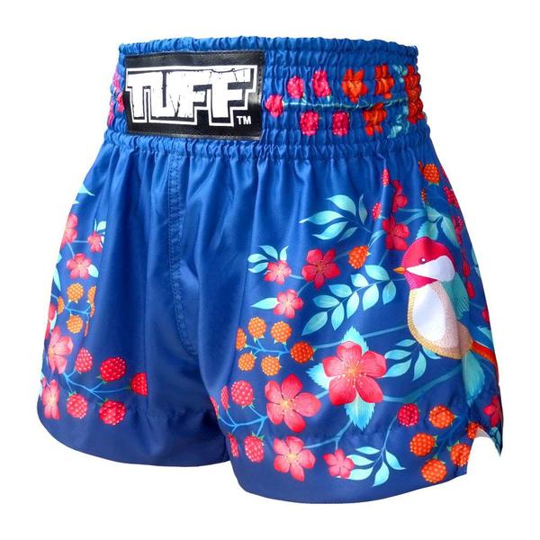 Imagem de Calções de boxe de Muay Thai Tuff TUF-MS632-NVB para homens 