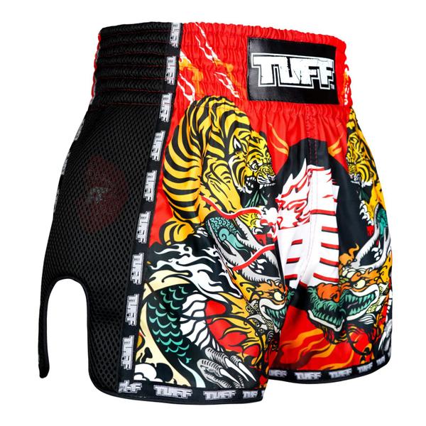 Imagem de Calções de Muay Thai Tuff Sport Retro Classic Slim Boxing