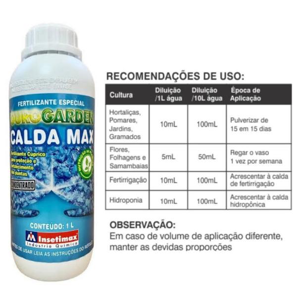 Imagem de Calda Bordalesa concentrada - Calda Max 100ml  Ouro Garden Insentimax